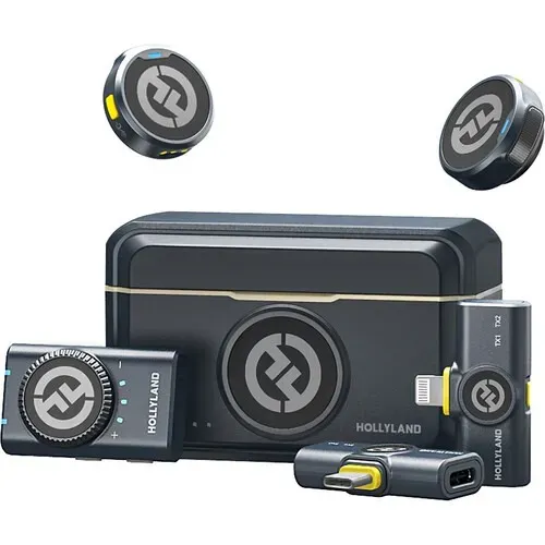 Hollyland Lark M2 Duo - Combo (USB-C / Lightning / Câmera)