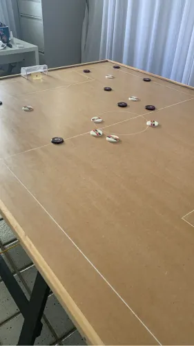 Campo de futebol de mesa de 1,95/1,60m