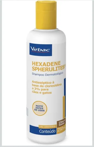 Shampoo Dermatológico Hexadene Spherulites da Virbac
