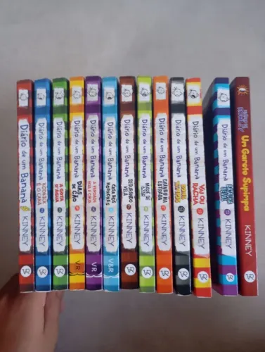 Coleção diário de um banana volumes 1 ao 11, 13 e diário de rowley