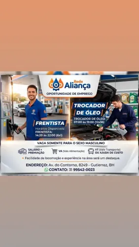 VAGA PARA FRENTISTA