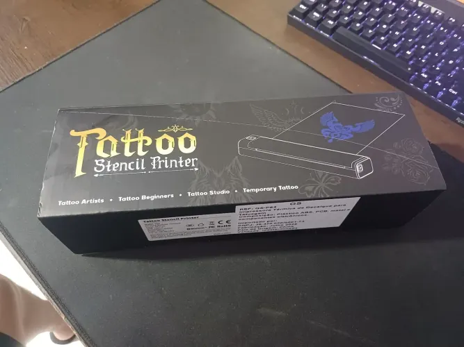 Máquina Profissional de Stencil para Tatuagem - Nova, Nunca Usada