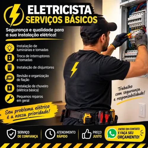 ELETRICISTA - SERVIÇOS BÁSICOS
