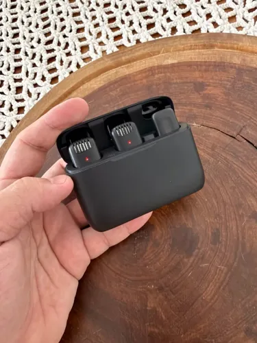 Microfone de Lapela Sem Fio Ulanzi Duplo - Lightning para iPhone