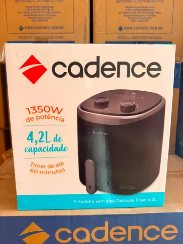 Fritadeira Sem Óleo 4,2L Cadence Delicook Fryer