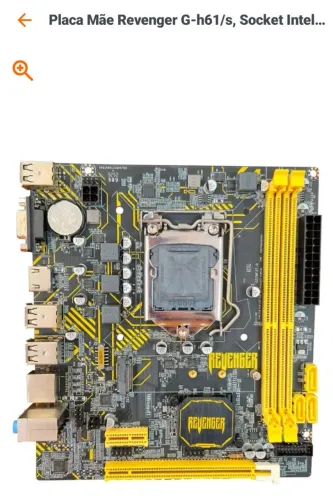 Kit I5 com placa mãe e 12gb memória RAM.