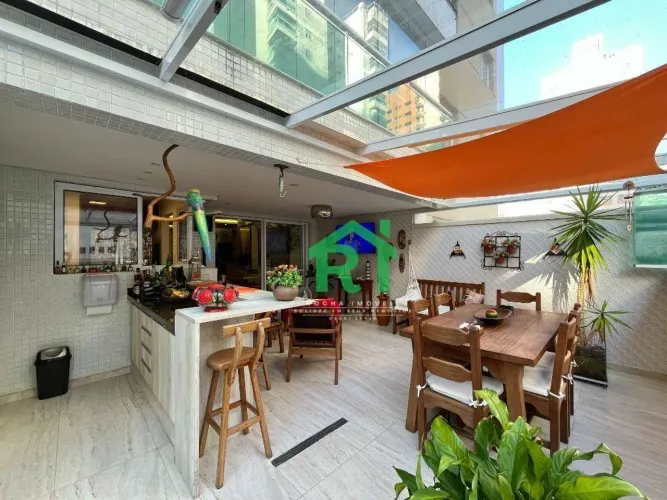 Apartamento com 3 quartos (2 suítes), 2 vagas e lazer à venda em Pitangueiras, Guarujá