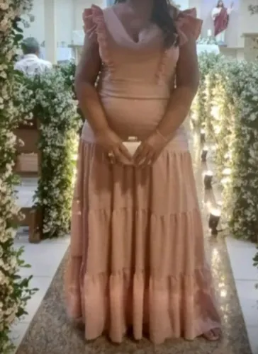 Vestido Longo Plus Size - Eventos/Casamentos 