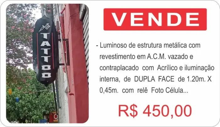 Luminoso Tatuagem 