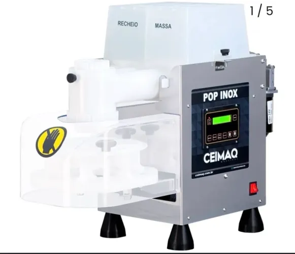 Maquina de salgados Ceimaq 5.5 com fiscal de fábrica
