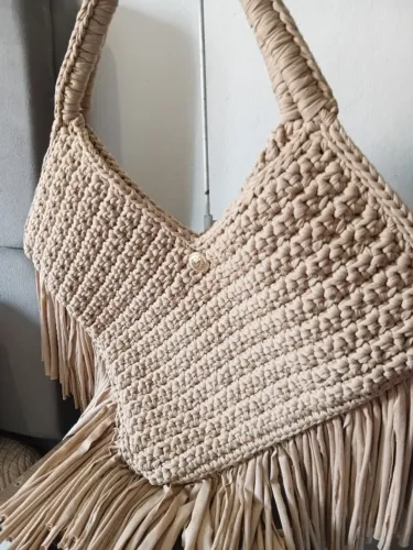 Bolsa Croche Fio de malha