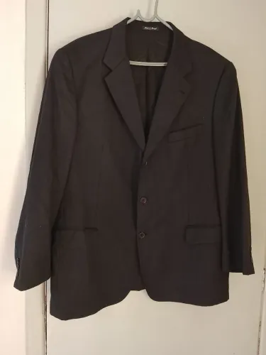 Blazer Brooksfield soortive lã preto 58 longo