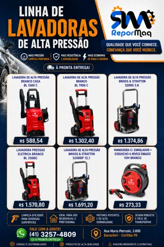 Lavadoras de Alta Pressão Branco