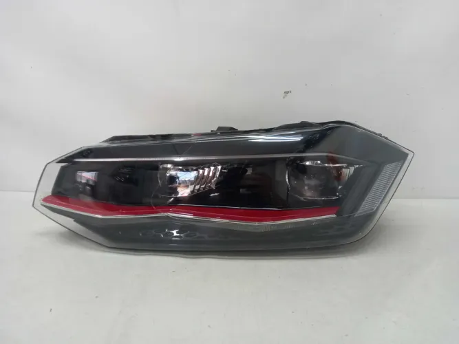 Farol Vw Polo Gts Full Led Le 2019/2022 Original Usado Esquerdo/motorista