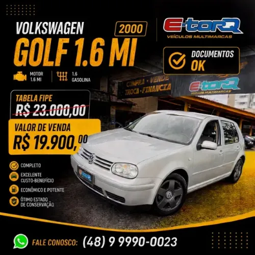 Volkswagen Golf 1.6 MI/ 1.6 MI Gener./black & Silver 2000