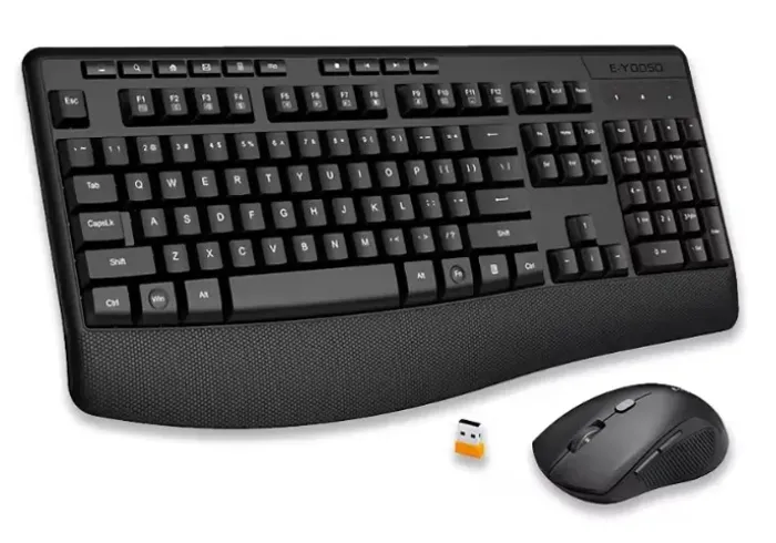 Kit teclado e mouse sem fio
