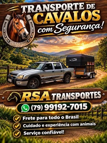 Transporte de Animais | Cavalos e Bovinos.
