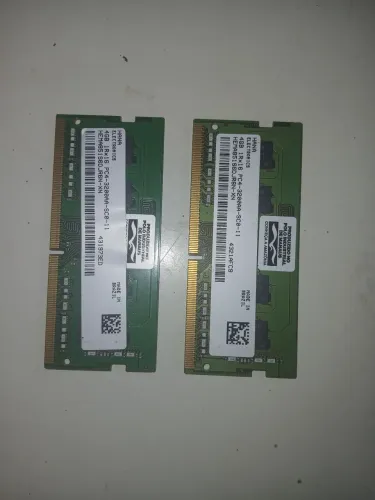 Memória Memória Ram Notebook 8GB (2x4GB) DDR4 3200MHz