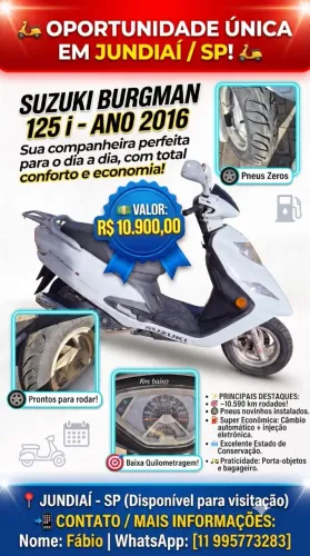 Suzuki Burgman 125i 2016