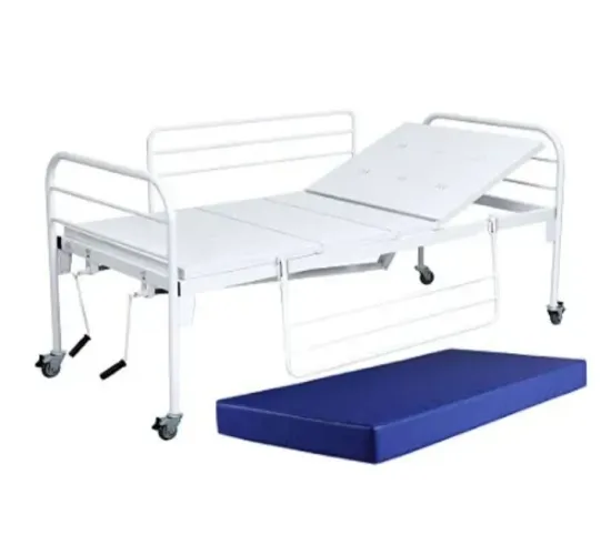 Cama hospitalar e colchão pneumático
