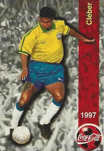 Card Coca-Cola Seleção Brasileira Copa América 1997 - Cléber