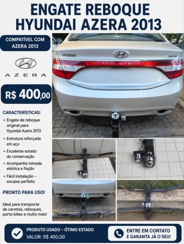 Engate de reboque Azera/ Hyundai 2013