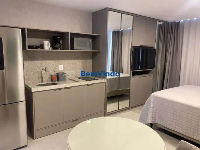 Studio Mobiliado com Vista Mar e Infraestrutura Completa no bairro da Vitória