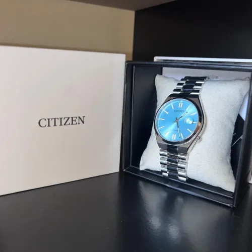 Relógio Citizen Tsuyosa Nj0151-88m  Automático 40mm Azul Tiffany