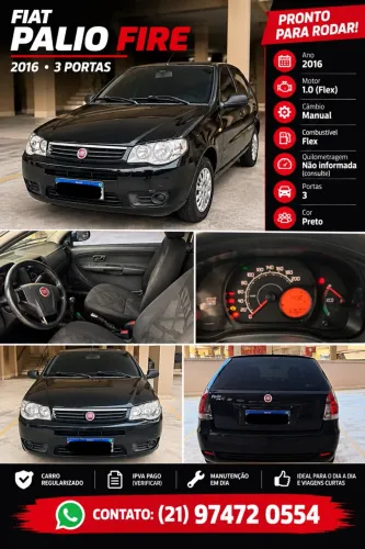 Fiat Palio 1.0/ Trofeo 1.0 Fire/ Fire Flex 2P 2016