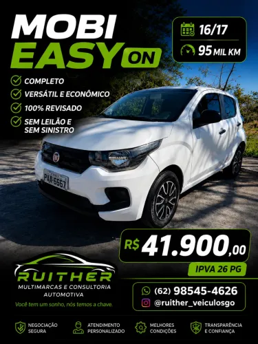 Fiat Mobi Easy ON 1.0 Fire Flex 5P. 2017