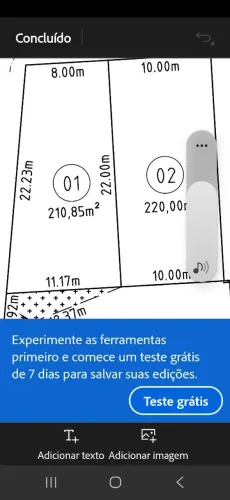 Vendo 2 lotes, preço de 1