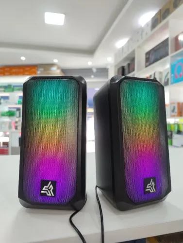 Caixa de Som KNUP Hórus RGB 10W USB P2