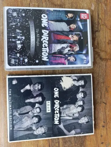 ONE DIRECTION DVD UP ALL NIGHT LIVE TOUR IMPORTADO E CD FOUR THE ULTIMATE EDITION 