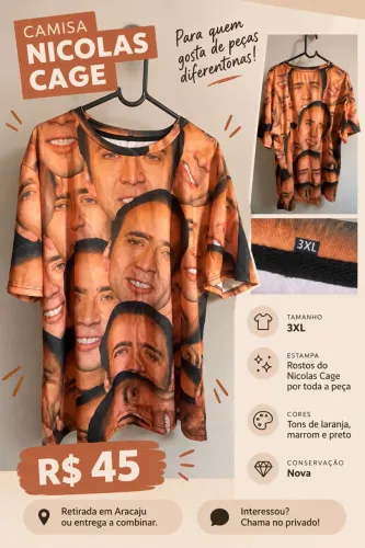 Camisa Masculina Meme