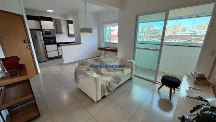 Apartamento à venda 2 quartos lazer varanda Campo Grande Santos/SP