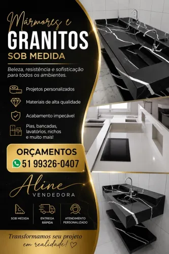 Trabalhos feito sob medida Marmores e granitos