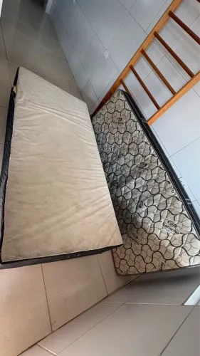 Cama box solteirão separada  com molas ensacadas