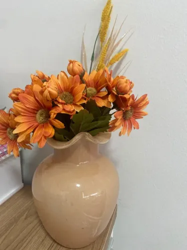 Lindo vaso com flor artificial da CAMICADO