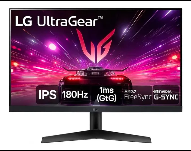 Monitor Gamer LG UltraGear 24' Nvidia 180Hz - Tela com defeito (leia a legenda) 