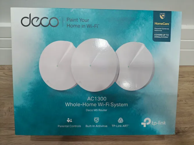 Roteador Mesh Tplink Deco M5 kit 3 Peças Frete Gratis