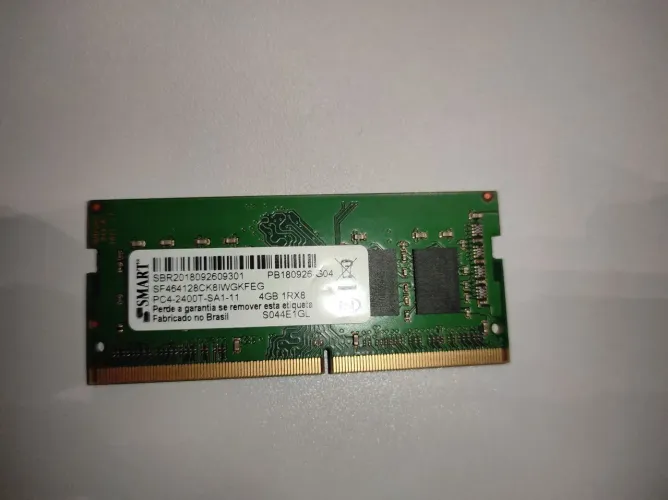 Memória Ram 4GB de notebook 