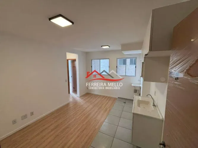 Apartamento com 2 dormitórios para alugar, 38 m² por R$ 1.700/mês - Laranjeiras - Caieiras