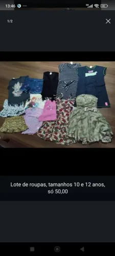 Lote roupas femininas