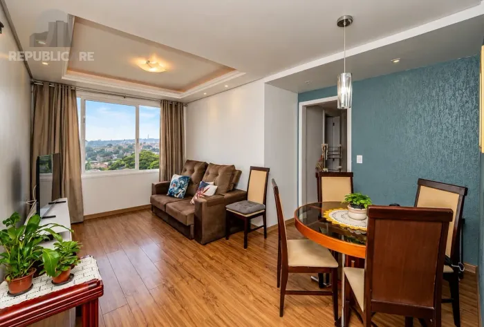 Apartamento 2 Dormitórios à Venda no Nonoai com Vista Panorâmica e Garagem