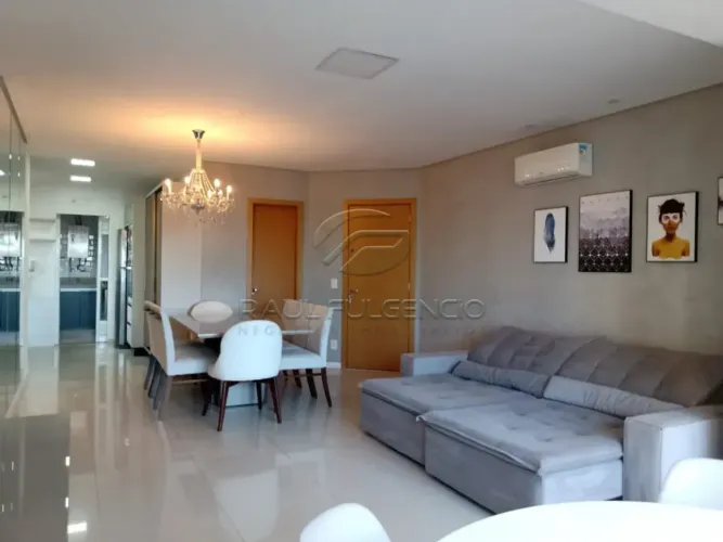 Apartamento semi-mobiliado para locação na Gleba Palhano 110 m2