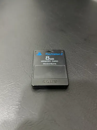 Memory Card Original PS2 Preto Oficial Sony Black MagicGate