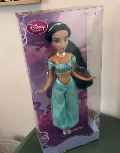 BONECA BARBIE JASMINE PRINCESA DISNEY STORE ALLADIN NOVA LACRADA ITEM DE COLECIONADOR 