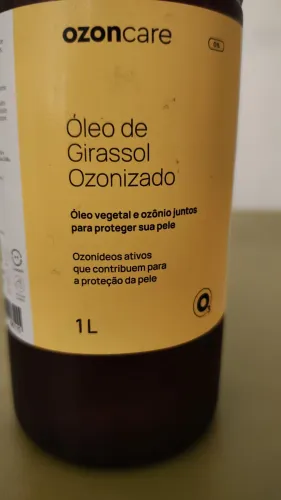 Óleo de girassol com ozônio