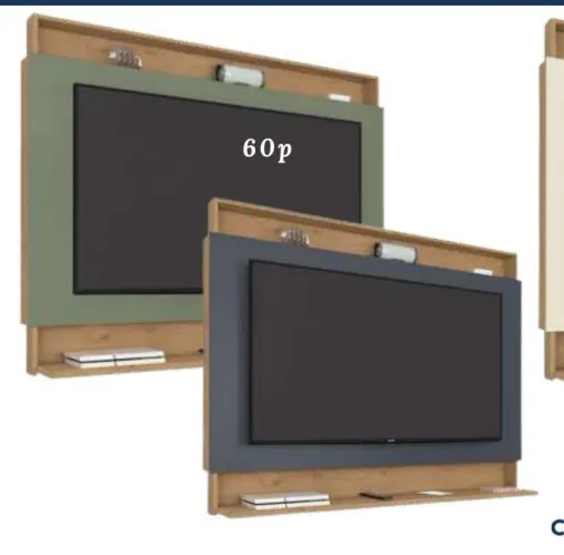 Painel Madri New p/tvs até 60" (leia a descrição)