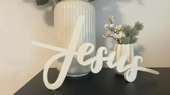Frase decorativa JESUS
